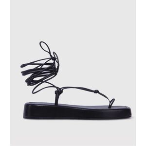 Black Suede Studio Cleo Sandal Black Size 10US/ 40EU